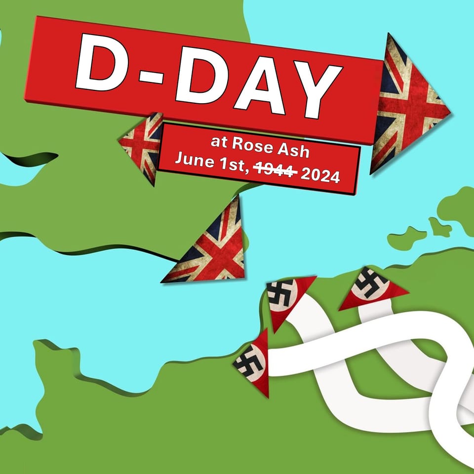Saturday 01 June 2024 D-Day Commemoration at Rose Ash Village Hall